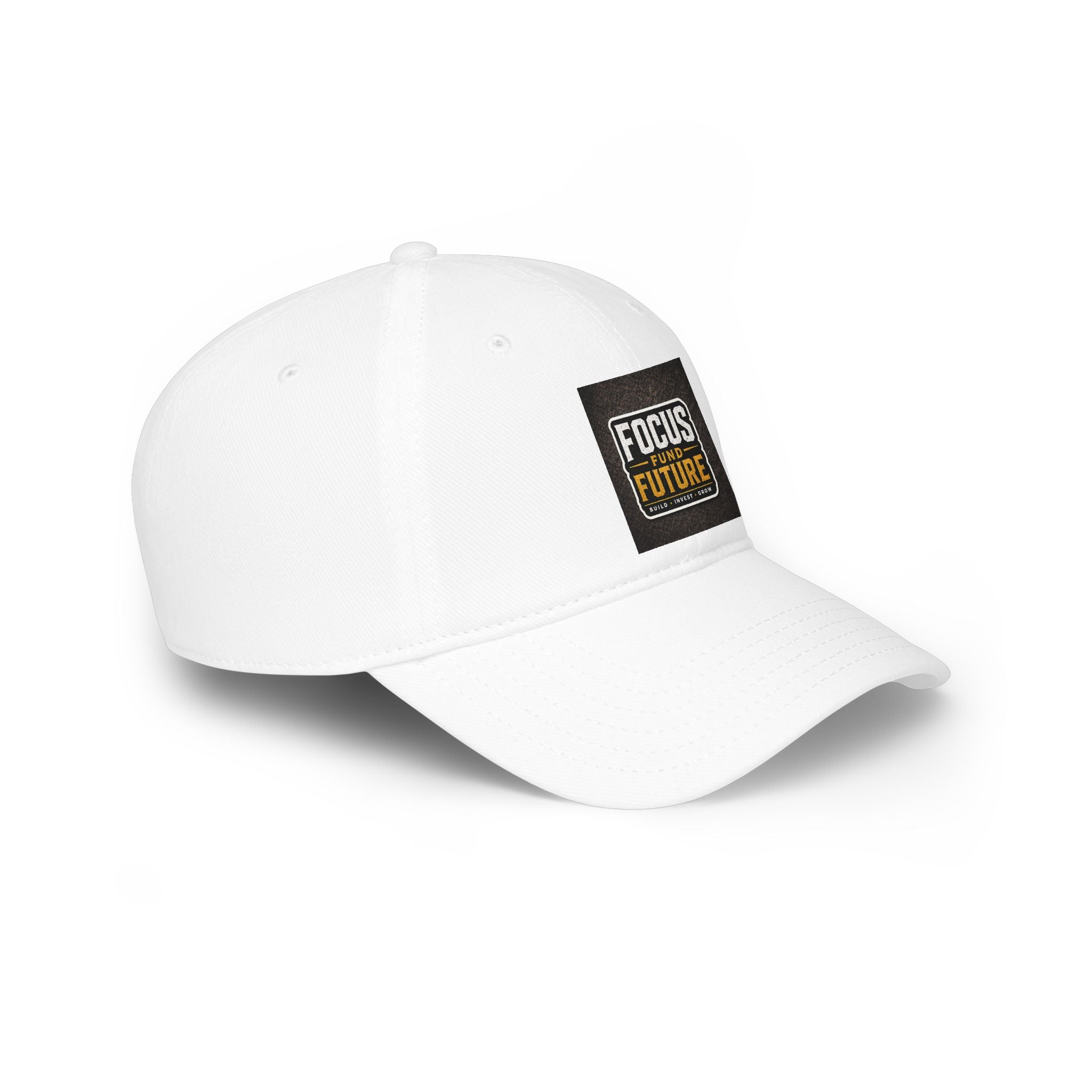 Low Profile Baseball Cap — "Focus and Future" Embroidered Patch Hat