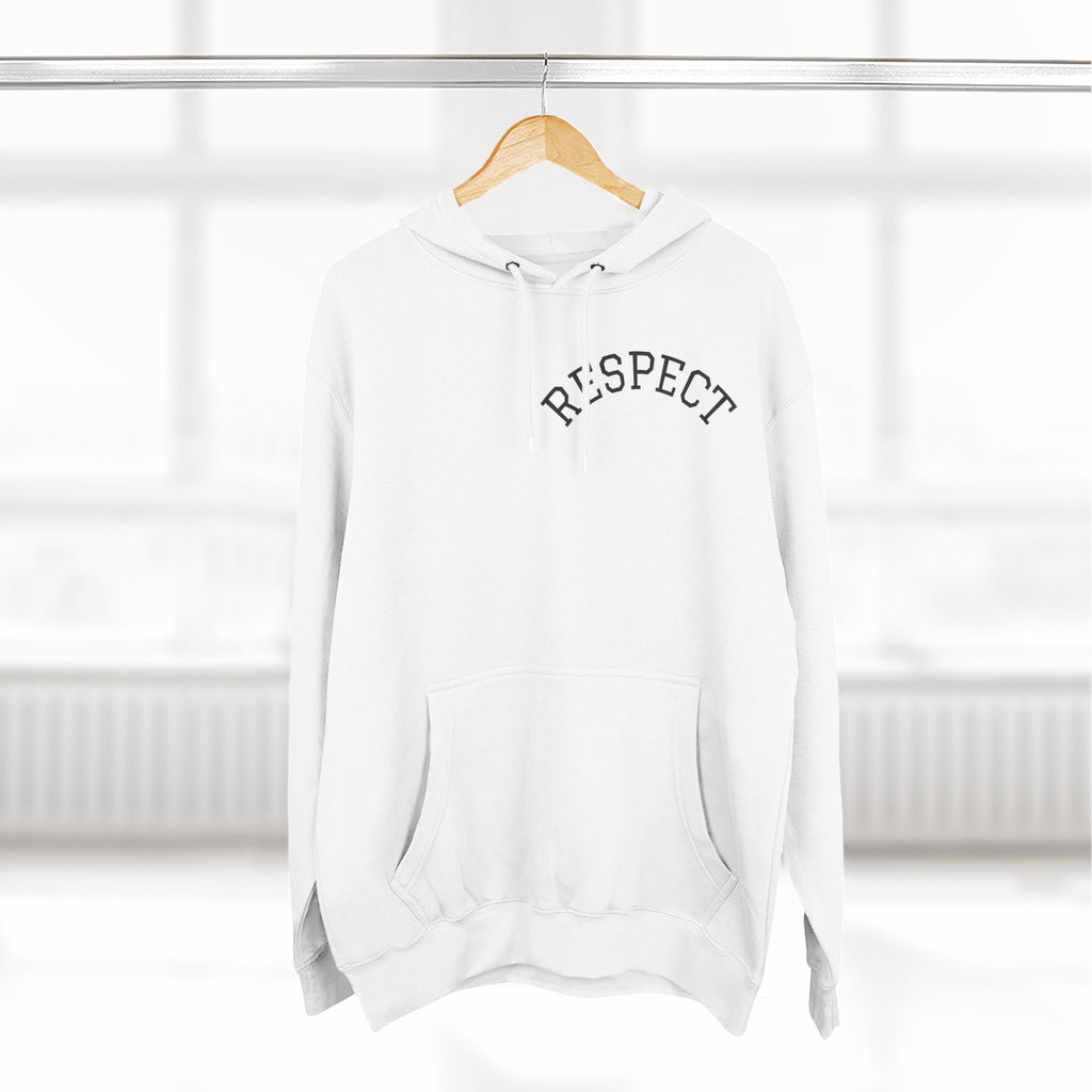 Three-Panel Fleece Hoodie