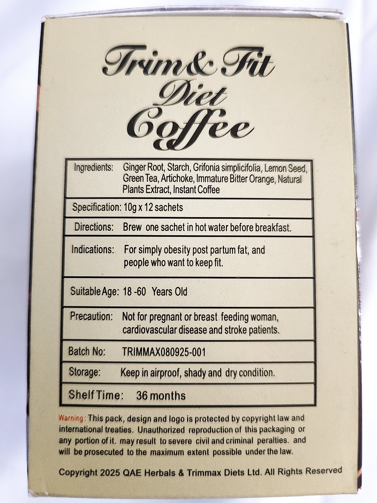 Trim & Fit Coffee |Instant Coffee Blend.